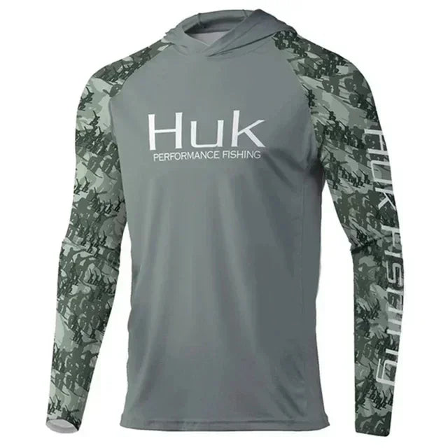 Performance Fishing Hoodie – Men's UPF 50+ Long Sleeve UV Sun Protection Shirt for Outdoors & Angling 02 Nova Fishing & Outdoors