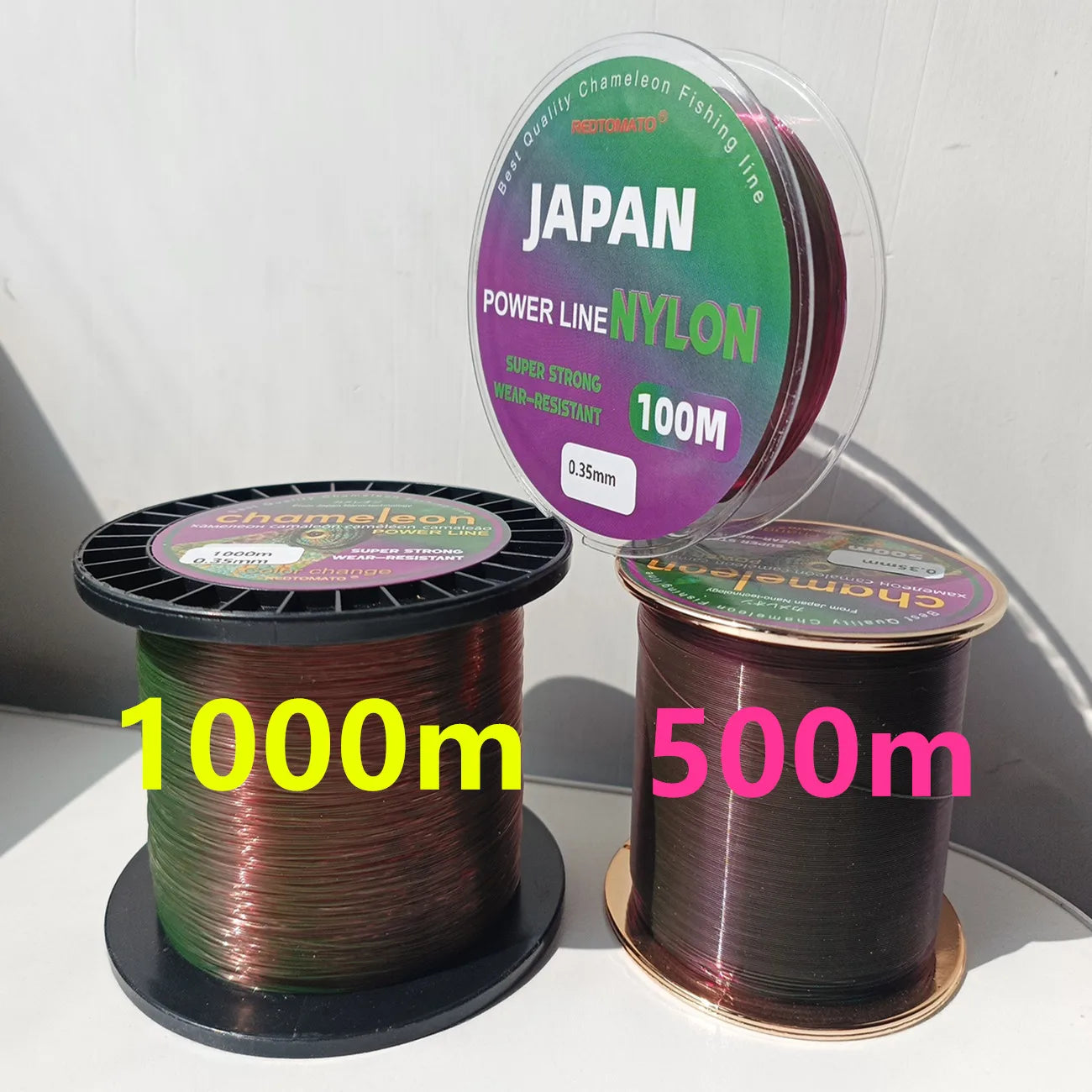 Nova Fishing Chameleon Series - Fluorocarbon Coated Monofilament | Color-Changing Stealth Line Nova Fishing & Outdoors