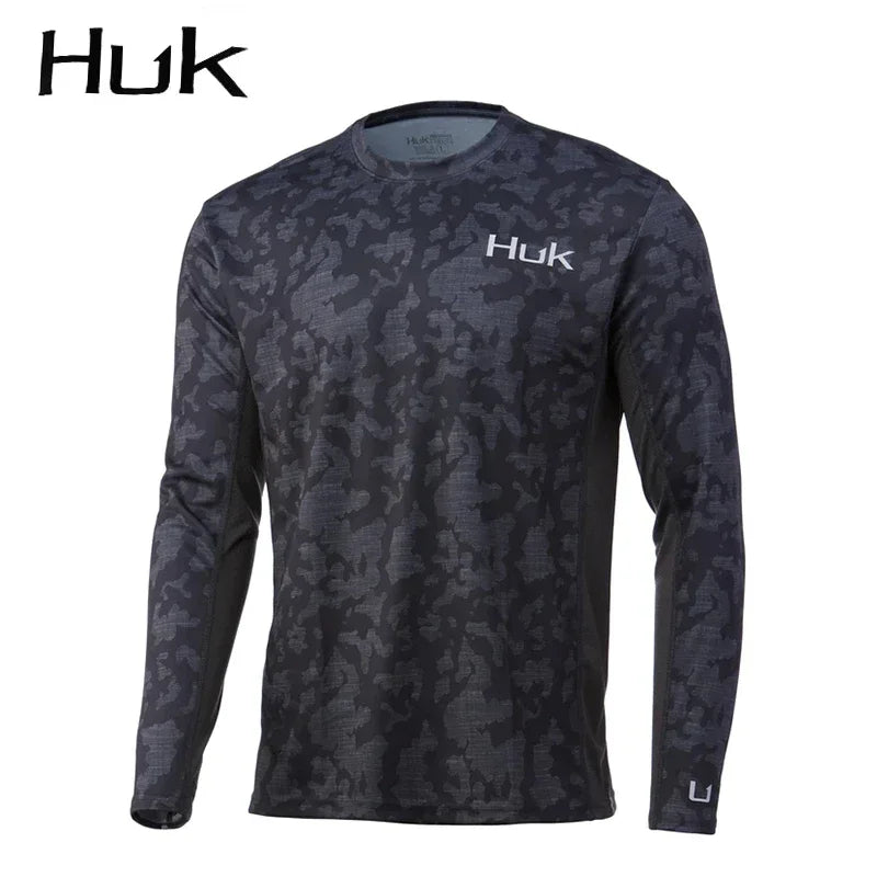 Nova UV Protection Fishing Shirt - Moisture Wicking Long Sleeve Sports Tee - Multi-Color Camo Performance Jersey 2 Nova Fishing & Outdoors