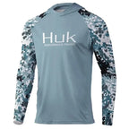 Performance Fishing Hoodie – Men's UPF 50+ Long Sleeve UV Sun Protection Shirt for Outdoors & Angling