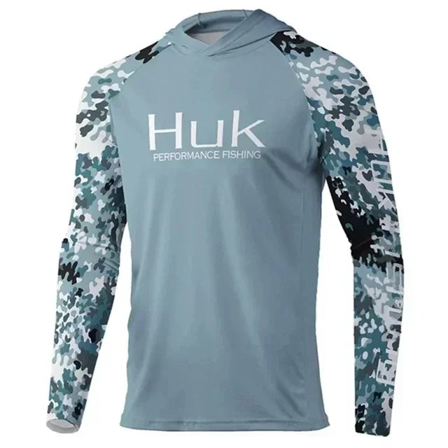 Performance Fishing Hoodie – Men's UPF 50+ Long Sleeve UV Sun Protection Shirt for Outdoors & Angling 10 Nova Fishing & Outdoors