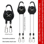 Dual Clip Fishing Buckle – Secure Gear Organizer Nova Fishing & Outdoors