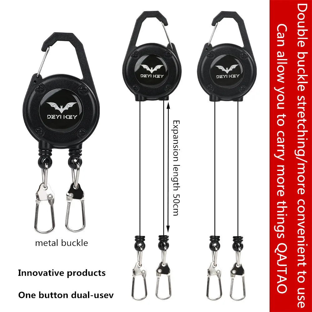 Dual Clip Fishing Buckle – Secure Gear Organizer Nova Fishing & Outdoors