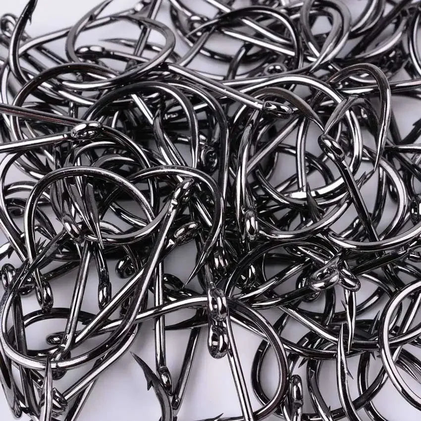 Nova Offset Circle Hooks – Sizes #1 to 5/0, Live Bait Fishing Hooks (20/50 Pack)
