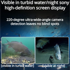 4.3" HD Portable Underwater Fishing Camera with IR Night Vision – Waterproof Depth Finder for Ice, Lake, & Boat Nova Fishing & Outdoors
