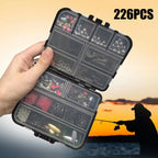 Nova Professional All-In-One Fishing Tackle Kit – 410-Piece Organizer with Hooks, Sinkers & Swivels Nova Fishing & Outdoors