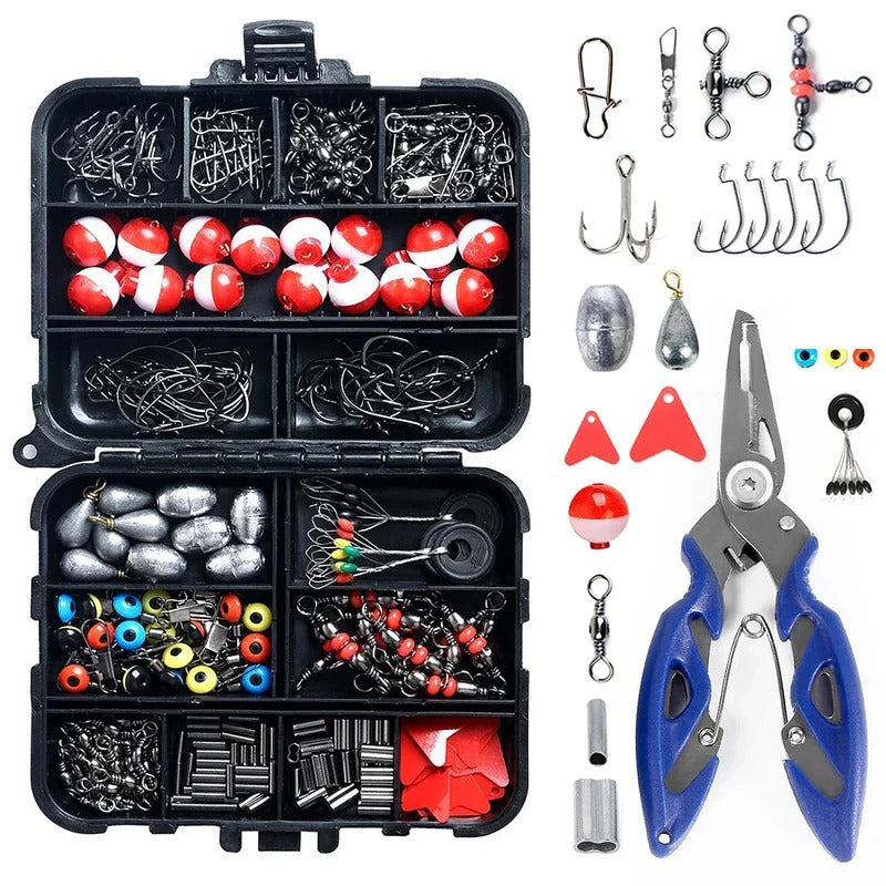 263-Piece Master Tackle Kit with Pliers and Storage Box Nova Fishing & Outdoors