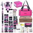 Nova Elite Series Pink Fishing Kit – Complete Rod, Reel & Tackle Set for Women Nova Fishing & Outdoors