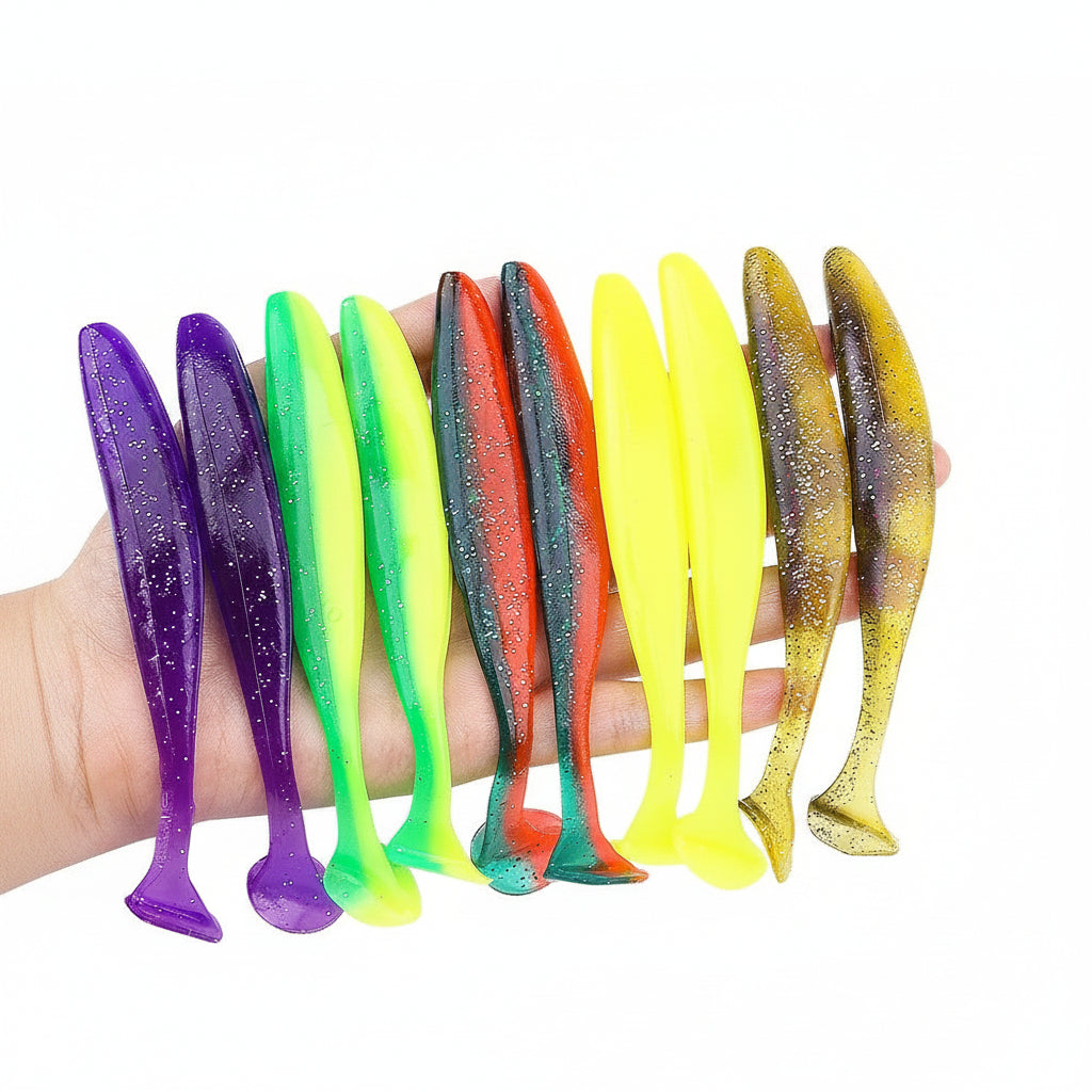 Nova Elite Series T-Tail Soft Fishing Lures – Realistic Silicone Swimbaits for All-Season Fishing Nova Fishing & Outdoors