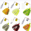 Versatile 6-Pack Spinnerbait Set – Essential Bass & Predator Lures for All Water Conditions Nova Fishing & Outdoors