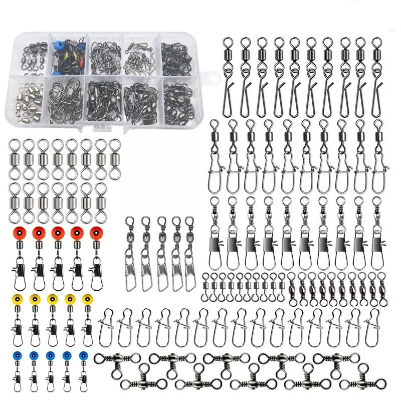 Nova 115-Piece Ultimate Terminal Tackle Kit – Quick-Change Swivels, Snaps, and Connectors for Bass & Walleye Nova Fishing & Outdoors