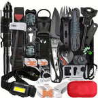 Nova 20-in-1 Ultimate Survival Gear Kit Emergency Equipment & Tactical Tools for Camping Hiking Nova Fishing & Outdoors