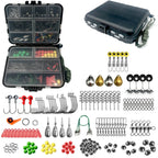 Nova 187/269Pcs Fishing Accessories Kit Set with Tackle Box Hooks Sinkers Swivels Gear Tackle Organizer Nova Fishing & Outdoors