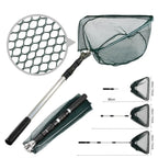 Nova Fishing Landing Net - Aluminum Alloy Telescoping Folding Mesh Net - Safe Fish Catching & Releasing Nova Fishing & Outdoors