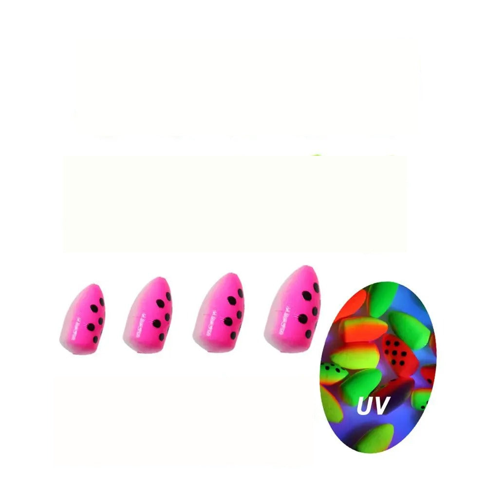 Nova Foam Float Buoys – Bullet & Oval Rig Floats for Pompano & Surf Fishing (20pc) Nova Fishing & Outdoors