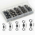 Nova Bearing Swivels – Bulk Stainless Steel Rolling Connectors, Saltwater (100pc) Nova Fishing & Outdoors
