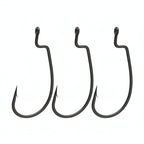 Nova EWG Worm Hooks – Wide Gap Offset Hooks for Texas Rig Bass, Sizes 1-5/0 (25-Pack) Nova Fishing & Outdoors
