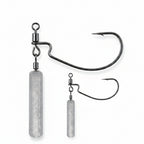 Nova Drop Shot Rig Kit – Pre-Weighted EWG Hooks with Sinker for Bass (5-Pack) Nova Fishing & Outdoors
