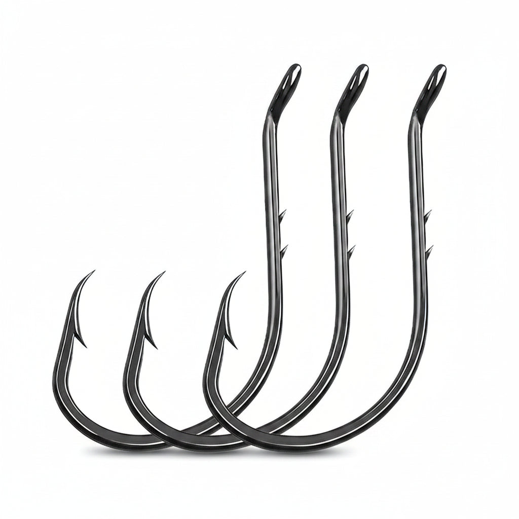 Nova Octopus Baitholder Hooks – 2X Sharp Barbed Beak Hooks, Closed Eye Saltwater (50pc) Nova Fishing & Outdoors