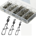 Stainless Steel Snap Connector Pins – 50pc Assorted Sizes 4#-12# for Soft Plastics Nova Fishing & Outdoors