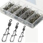 Stainless Steel Snap Connector Pins – 50pc Assorted Sizes 4#-12# for Soft Plastics Nova Fishing & Outdoors