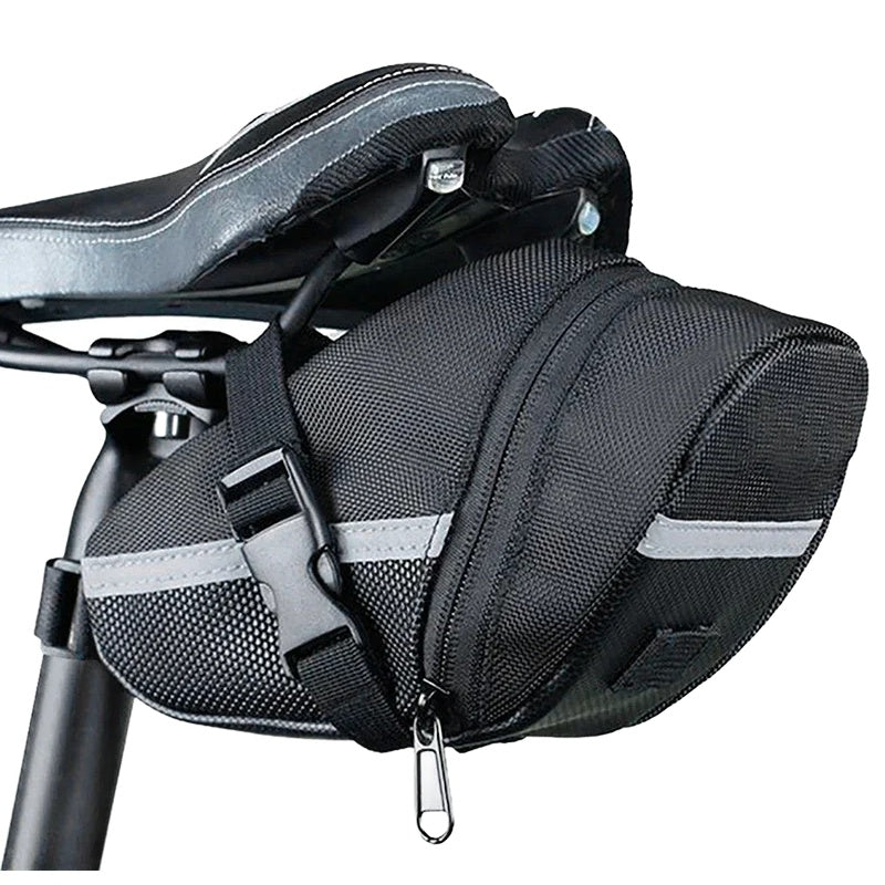 Waterproof Nylon Bike Seat Bag – Compact Saddle Storage Pouch Nova Fishing & Outdoors
