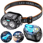 Gesture Control LED Headlamp – 250 Lumens, IPX4 Waterproof, USB Rechargeable Nova Fishing & Outdoors