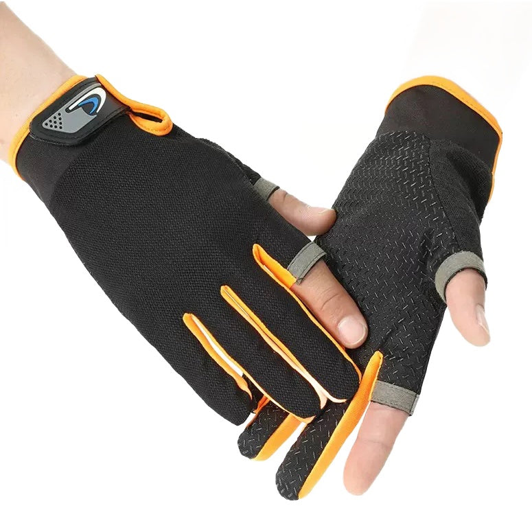 Two-Finger Cut Fishing Gloves – Touchscreen & Sun Protection for Summer Anglers Nova Fishing & Outdoors