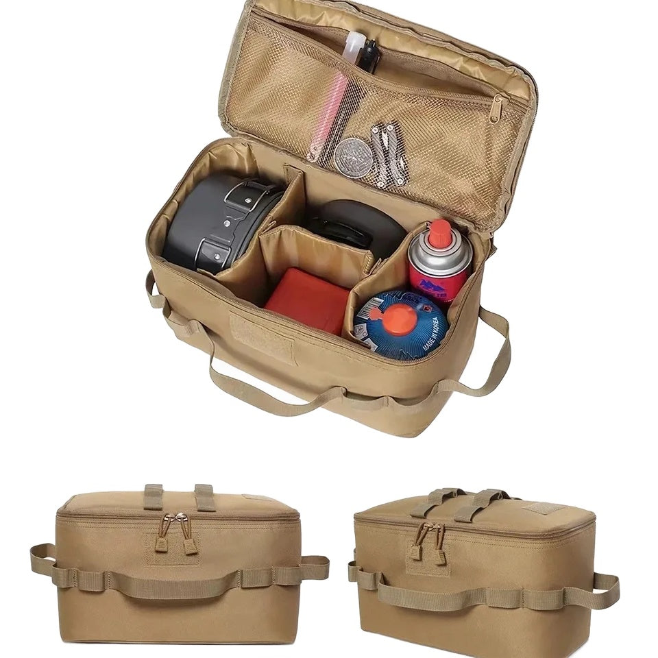 Camping Cook Kit Organizer – Compact Gear Storage Bag Nova Fishing & Outdoors