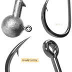 Jig Head Hook Assortment – 1g to 28g Weights for Soft Plastics Nova Fishing & Outdoors