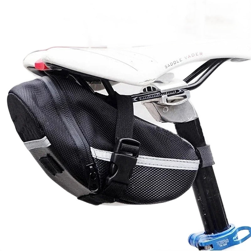 Waterproof Nylon Bike Seat Bag – Compact Saddle Storage Pouch Nova Fishing & Outdoors