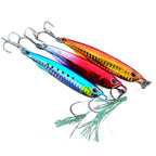 Baitcaster Practice Plug Set – 10-60g Metal Jigs for Casting Drills Nova Fishing & Outdoors