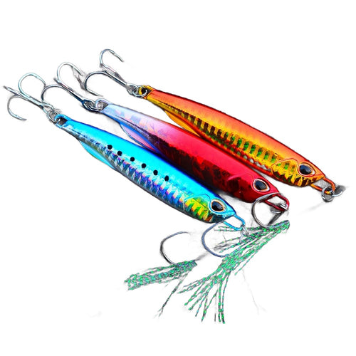 Baitcaster Practice Plug Set – 10-60g Metal Jigs for Casting Drills Nova Fishing & Outdoors