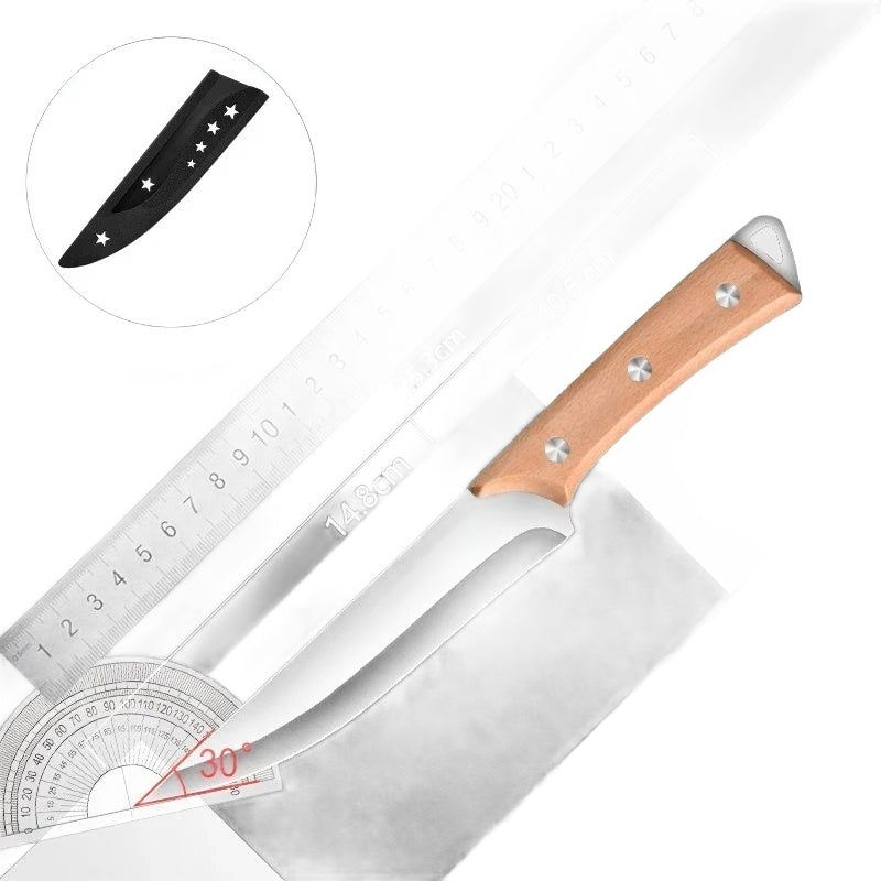 Fish Fillet Knife with Stainless Steel Blade & Wooden Handle 1pcs-B Nova Fishing & Outdoors