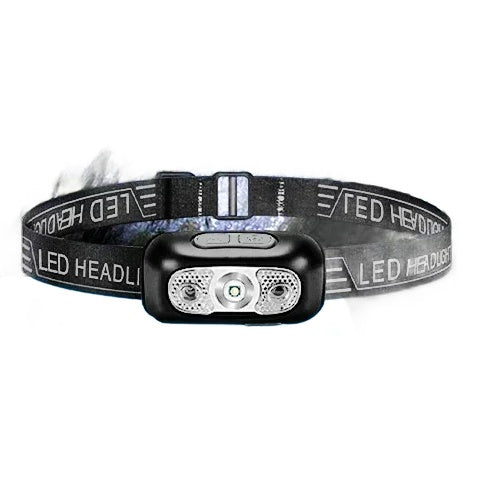 Strong Light Headlamp LED Sensor Headlamp USB Rechargeable Head Flashl Nova Fishing & Outdoors