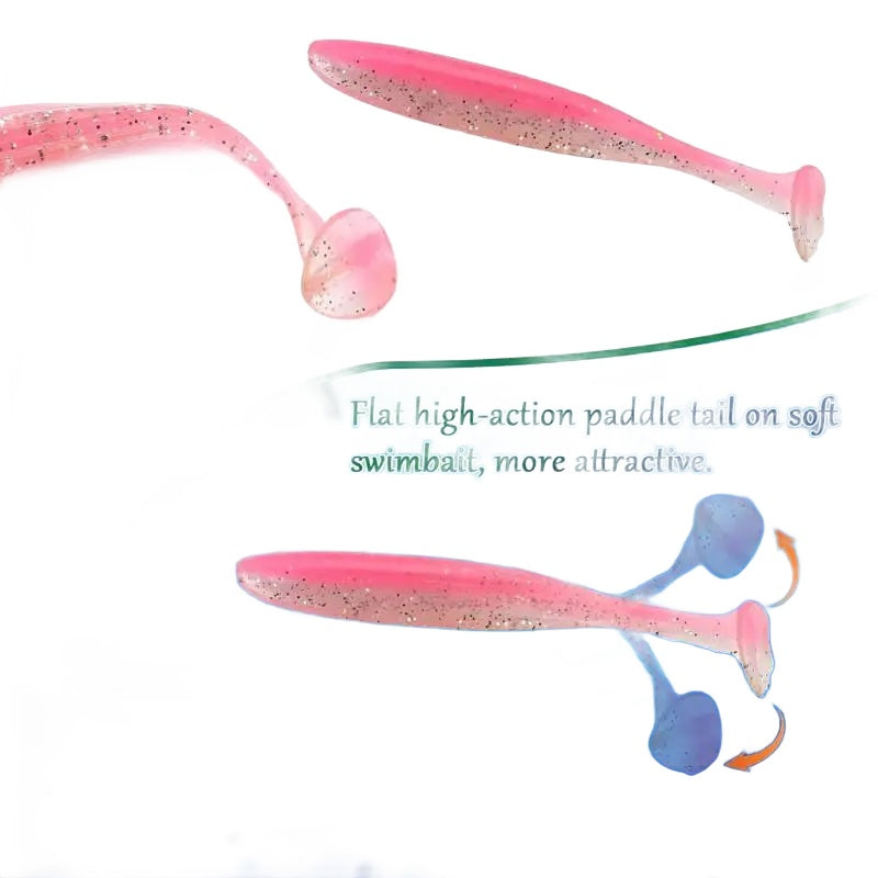 Soft Plastic Worm Lure Assortment Kit – 15/30/50pc Silicone Bass Baits Nova Fishing & Outdoors