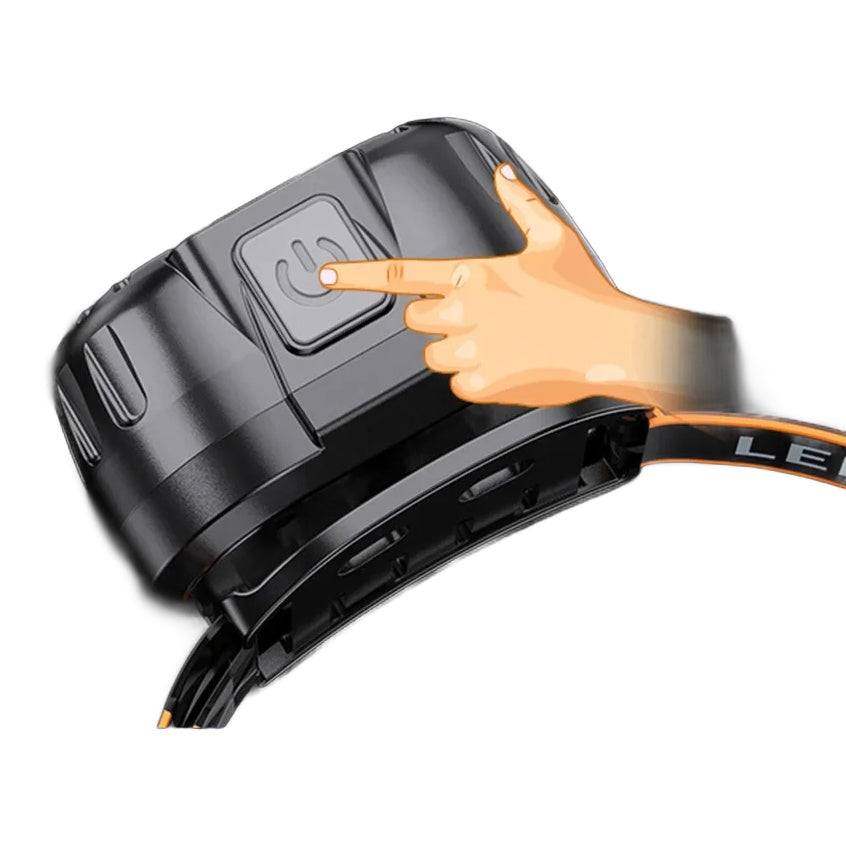Gesture Control LED Headlamp – 250 Lumens, IPX4 Waterproof, USB Rechargeable Nova Fishing & Outdoors
