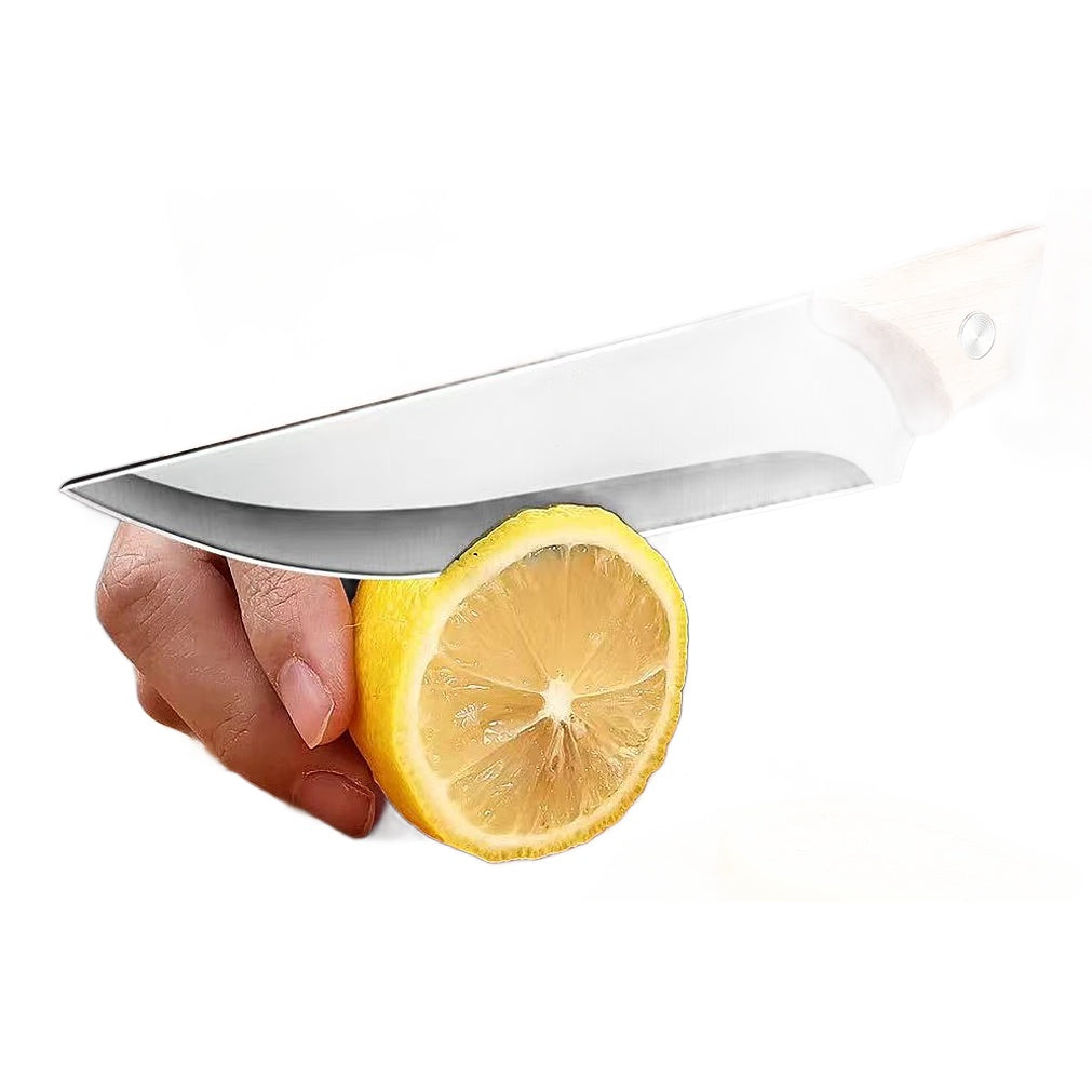 Fish Fillet Knife with Stainless Steel Blade & Wooden Handle Nova Fishing & Outdoors
