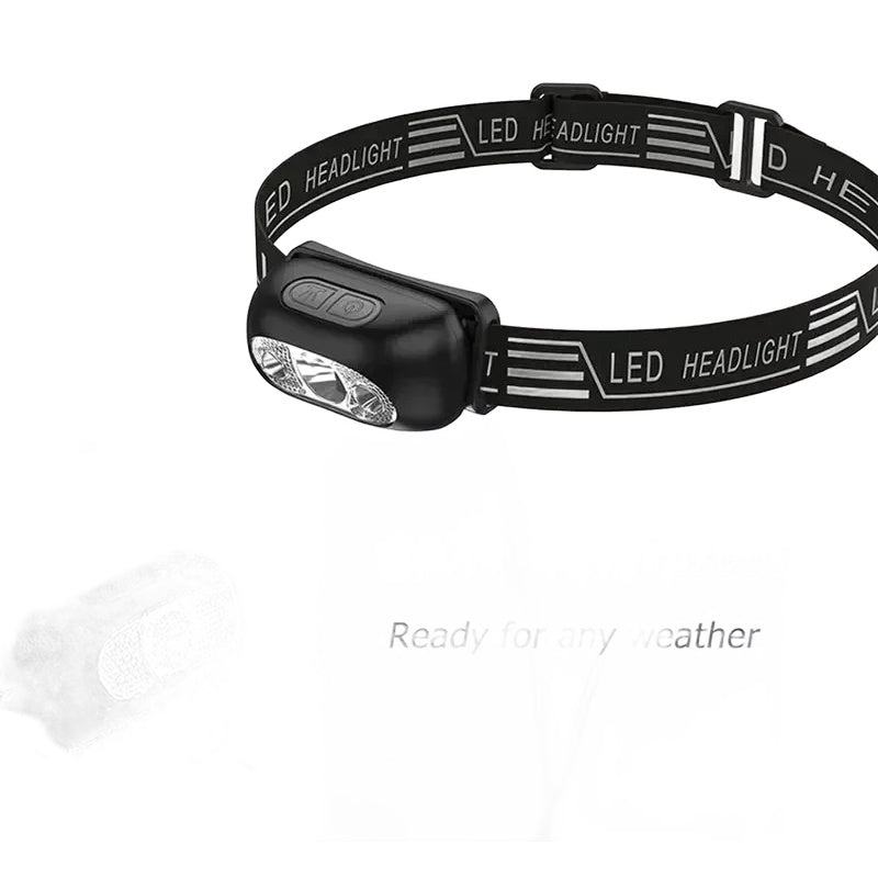 Strong Light Headlamp LED Sensor Headlamp USB Rechargeable Head Flashl Nova Fishing & Outdoors
