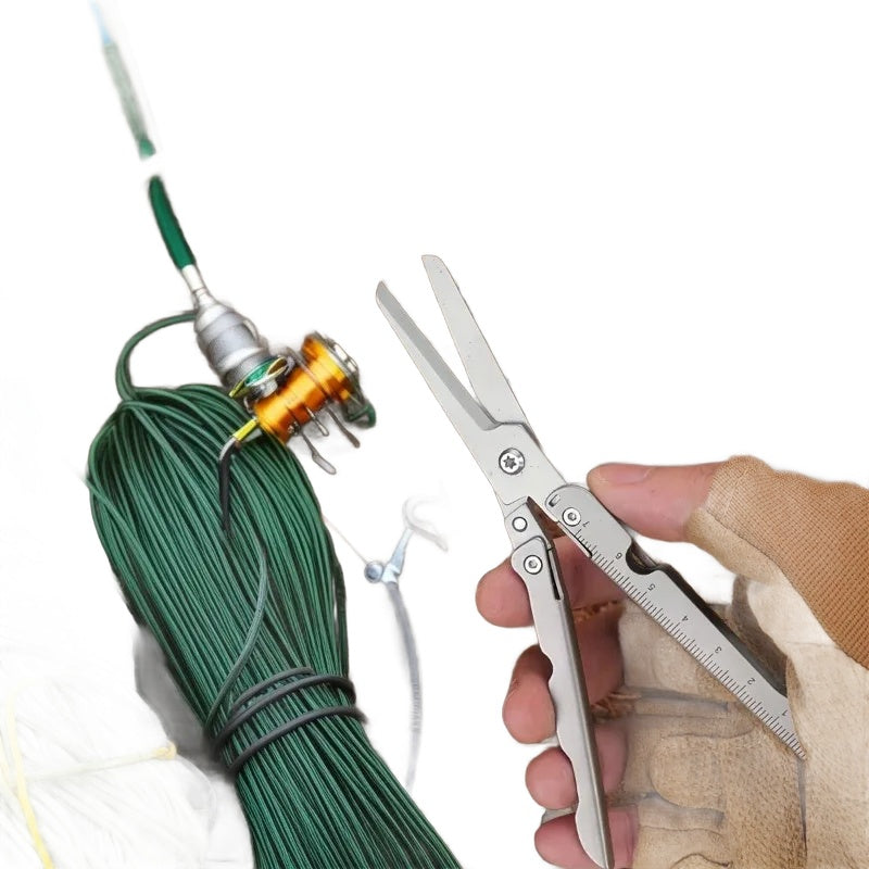 Folding Outdoor Scissors – Stainless Steel Rope Cutter Nova Fishing & Outdoors