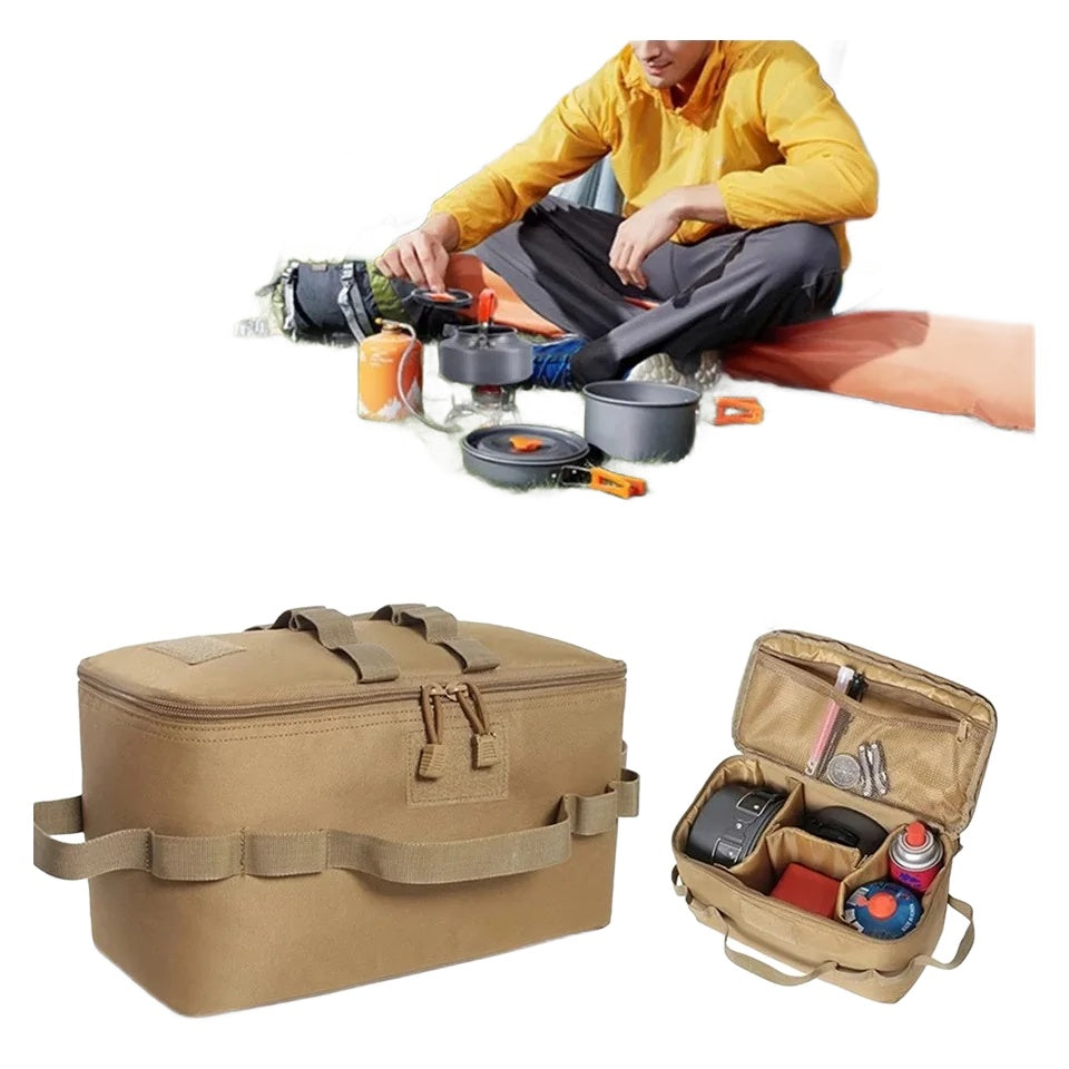 Camping Cook Kit Organizer – Compact Gear Storage Bag Nova Fishing & Outdoors