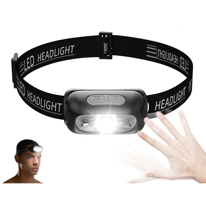 Hands-Free LED Headlamp with Motion Sensor – USB Rechargeable - Motion Sensor Sensor Headlamp Nova Fishing & Outdoors