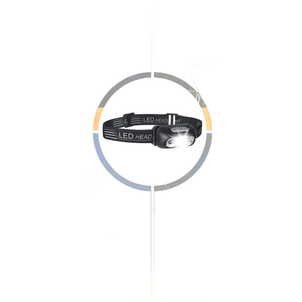 Strong Light Headlamp LED Sensor Headlamp USB Rechargeable Head Flashl Nova Fishing & Outdoors