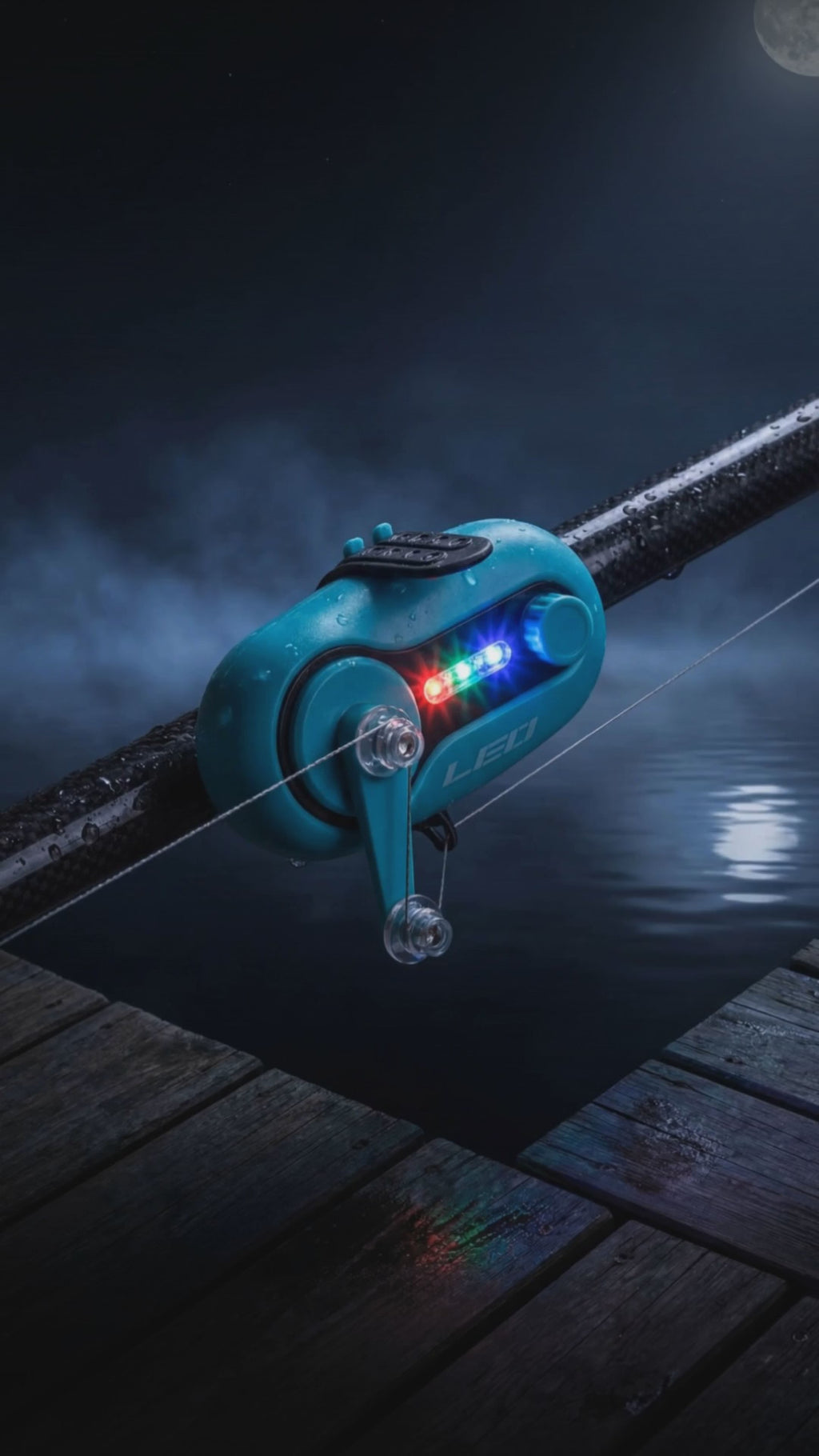 Intelligent Night Fishing LED Bite Alarm with Precision Induction